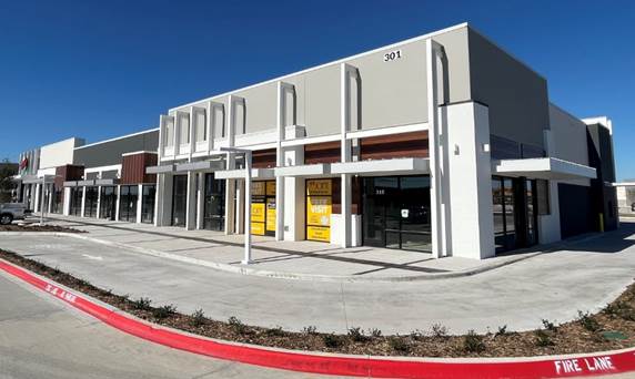 novel builders-Forney market place-Forney,tx-retail shell building-concrete tilt wall structure-Victory Group