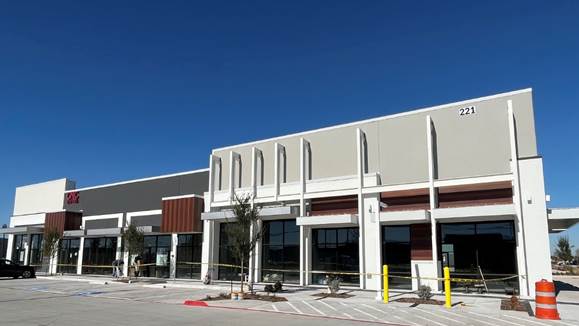 novel builders-Forney market place building 4-Forney,tx-retail shell building-concrete tilt wall structure-Victory Group